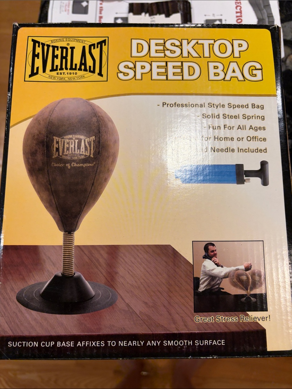 Everlast Brown Desktop Speed Bag